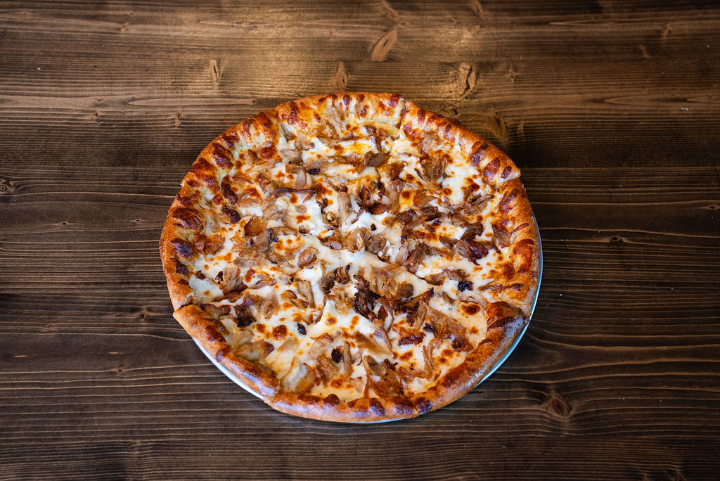Haitian Fried Chicken Pizza