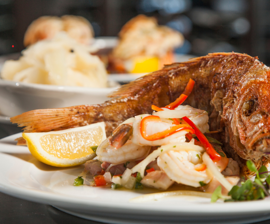 Fried Red Snapper