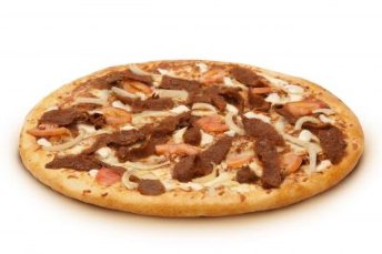 TASSO KABRIT (FRIED GOAT) PIZZA